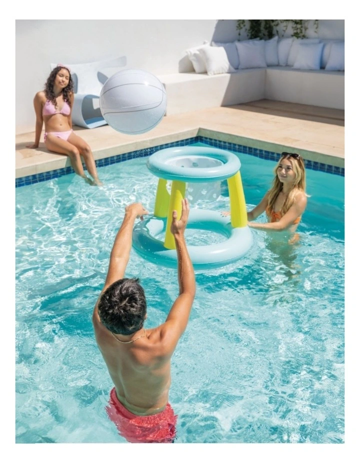 Intex Mega Floating Inflatable Hoop Multicolour Water Play Toy Kids 6y image 4