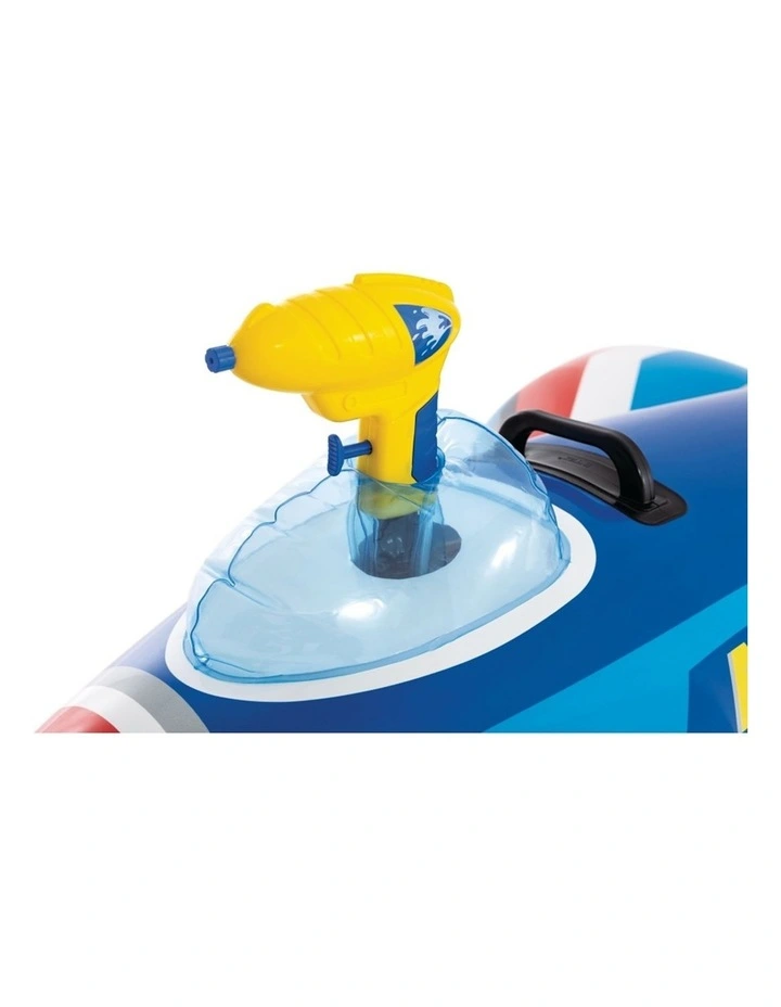 Intex Jet Fighter Inflatable Ride-On Pool Toy With Water Gun Assorted 3y image 5