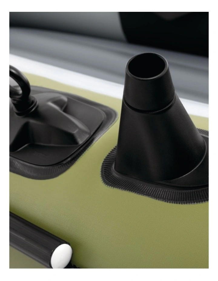 Intex Seahawk 2 Inflatable Boat Set Green Deluxe Oars High-Output Pump image 4