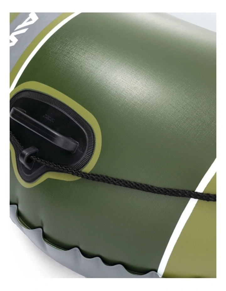 Intex Seahawk 2 Inflatable Boat Set Green Deluxe Oars High-Output Pump image 5