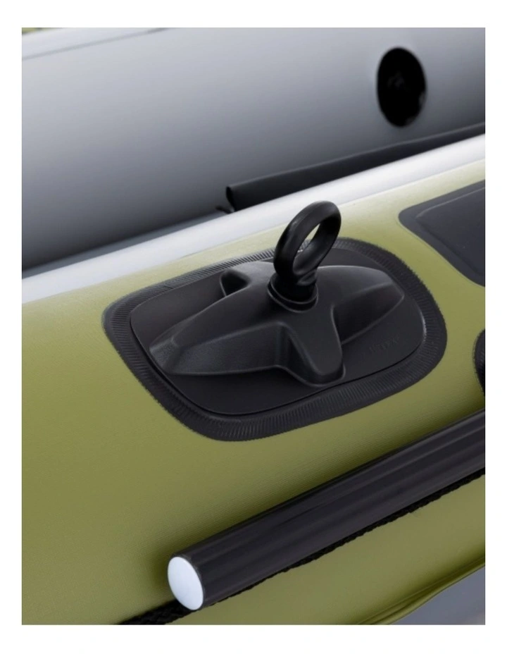 Intex Seahawk 2 Inflatable Boat Set Green Deluxe Oars High-Output Pump image 6