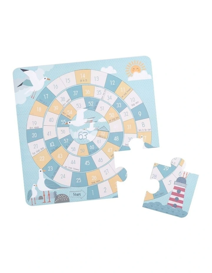23pc Kaper Kidz 2 In 1 Game Tin Box Ludo And Game Of Goose Kids 3 image 3