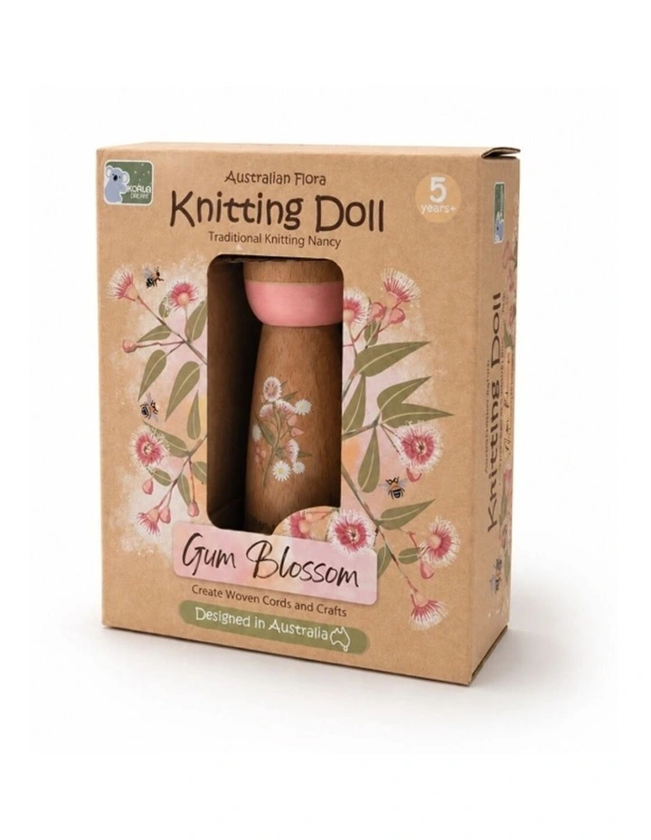 Koala Dream Kids Australian Flora Gum Blossom Knitting Doll Craft Kit 5y image 1