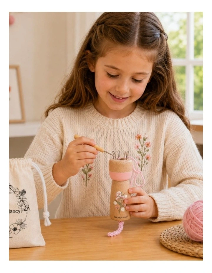 Koala Dream Kids Australian Flora Gum Blossom Knitting Doll Craft Kit 5y image 5