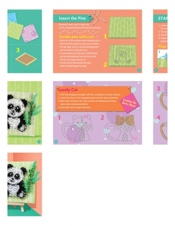 Kaper Kidz String Art Craft Kit Kids Creative Activity 8Y image 5