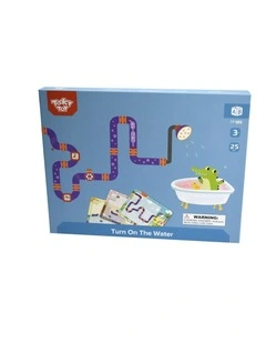 Tooky Toy Turn On The Water Puzzle Game Magnetic Tiles Educational Kids 3y 