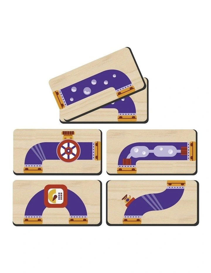 Tooky Toy Turn On The Water Puzzle Game Magnetic Tiles Educational Kids 3y image 3
