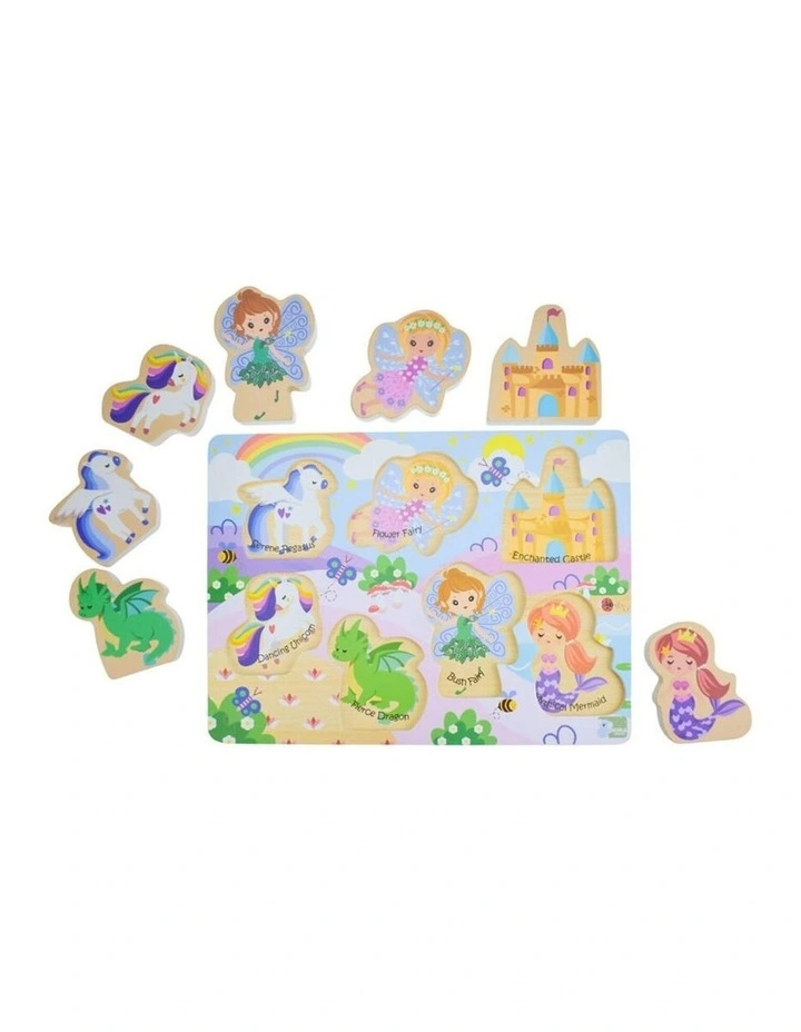 Koala Dream Aussie Animals & Fantasy Chunky Wooden Puzzle Set 12m image 3