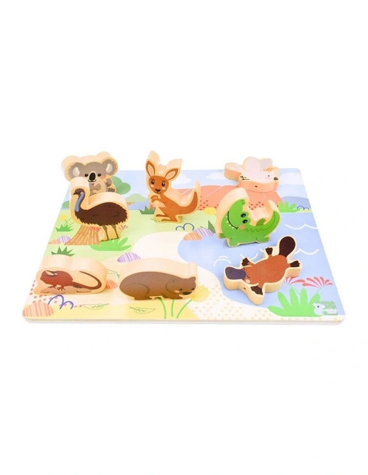 Koala Dream Aussie Animals & Fantasy Chunky Wooden Puzzle Set 12m image 4