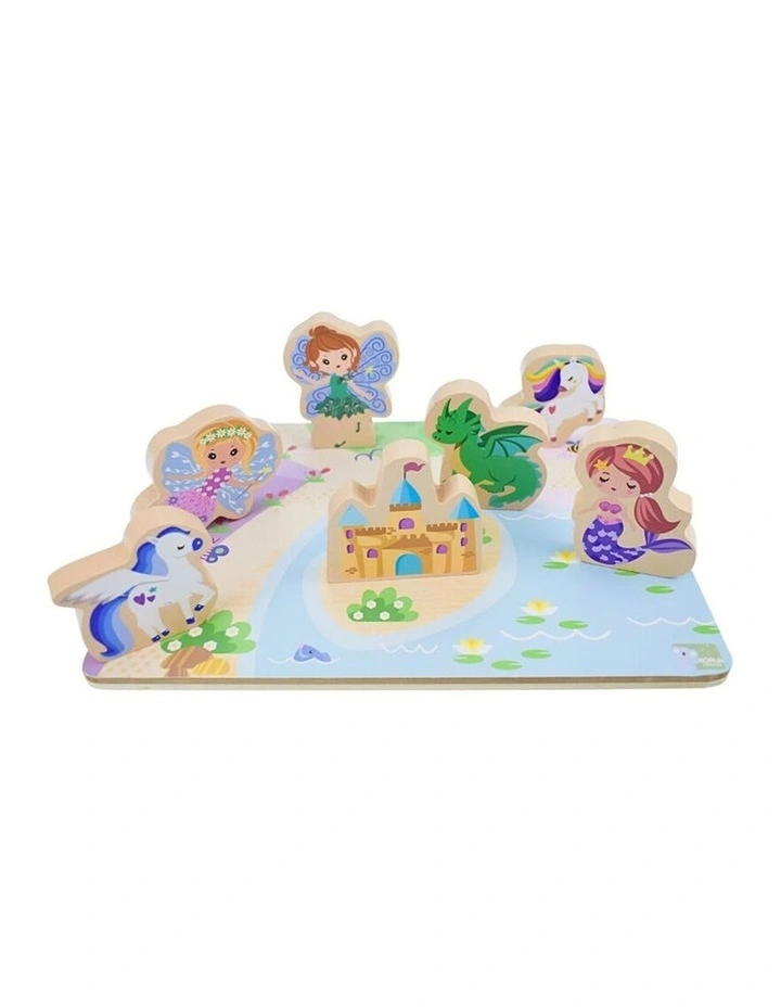Koala Dream Aussie Animals & Fantasy Chunky Wooden Puzzle Set 12m image 5