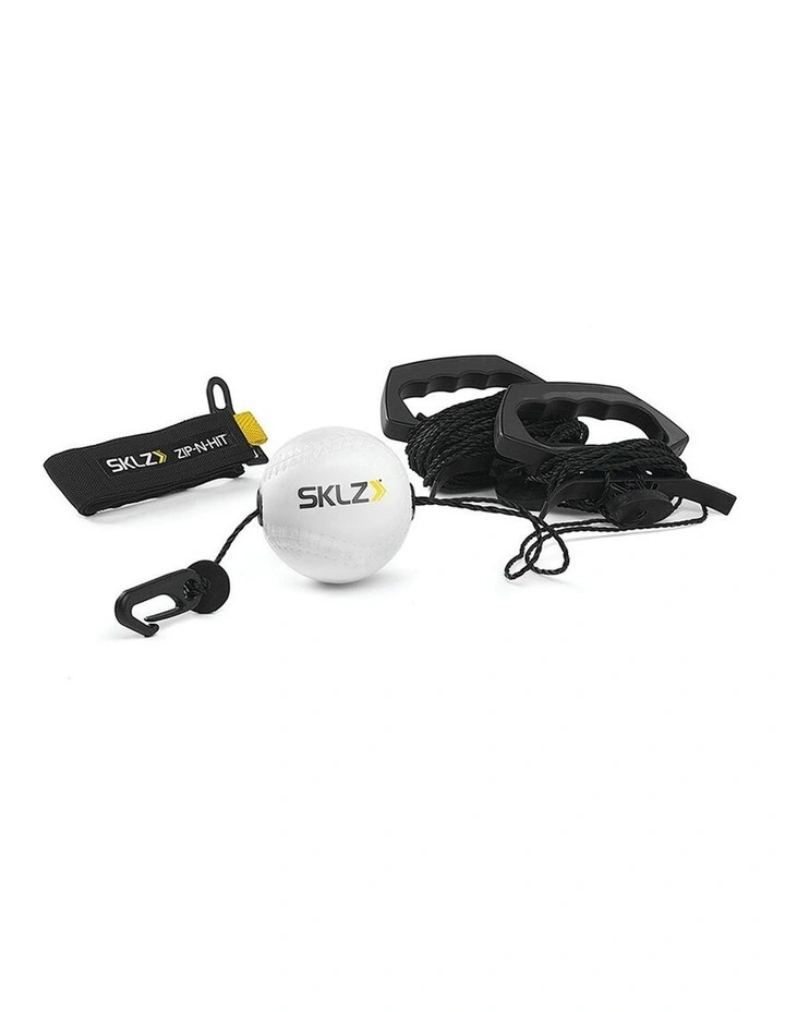 SKLZ Zip-N-Hit Pro Baseball Softball Swing Training System Portable Practice Aid image 1