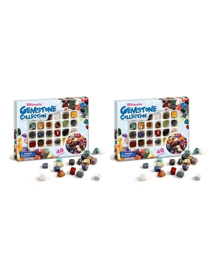 2x 48pc Kaper Kidz Ultimate Gemstone Collection Kids Toy 6y image 1