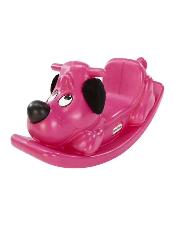 Little Tikes Kids Rockin Puppy Chair Toy Magenta Indoor Outdoor 1-3 Years image 1