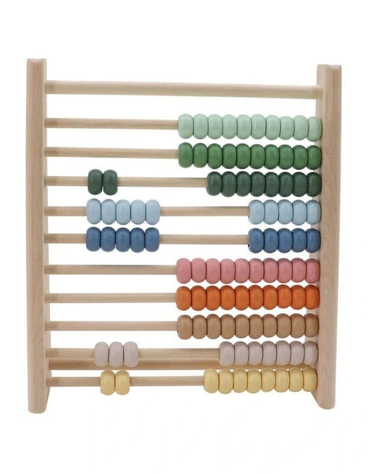 Kaper Kidz 100 Bead Colourful Wooden Kids Abacus Educational Toy 2y image 2