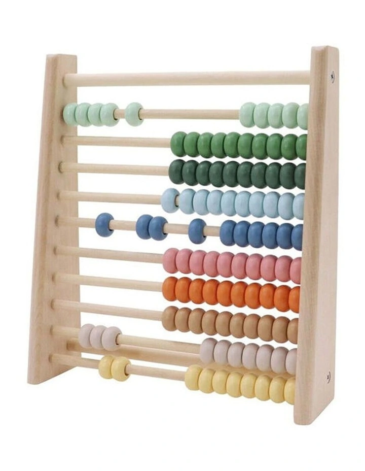 Kaper Kidz 100 Bead Colourful Wooden Kids Abacus Educational Toy 2y image 3
