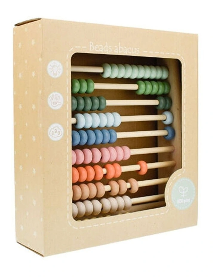Kaper Kidz 100 Bead Colourful Wooden Kids Abacus Educational Toy 2y image 4