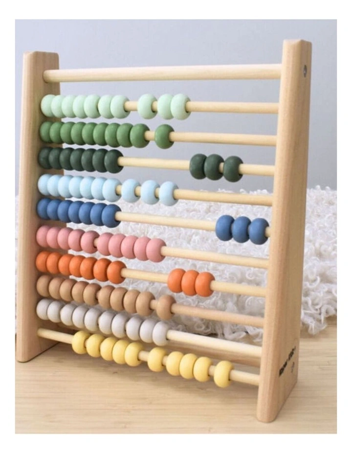 Kaper Kidz 100 Bead Colourful Wooden Kids Abacus Educational Toy 2y image 6