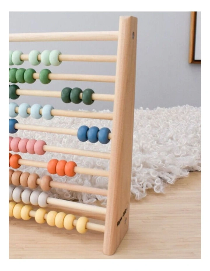 Kaper Kidz 100 Bead Colourful Wooden Kids Abacus Educational Toy 2y image 7