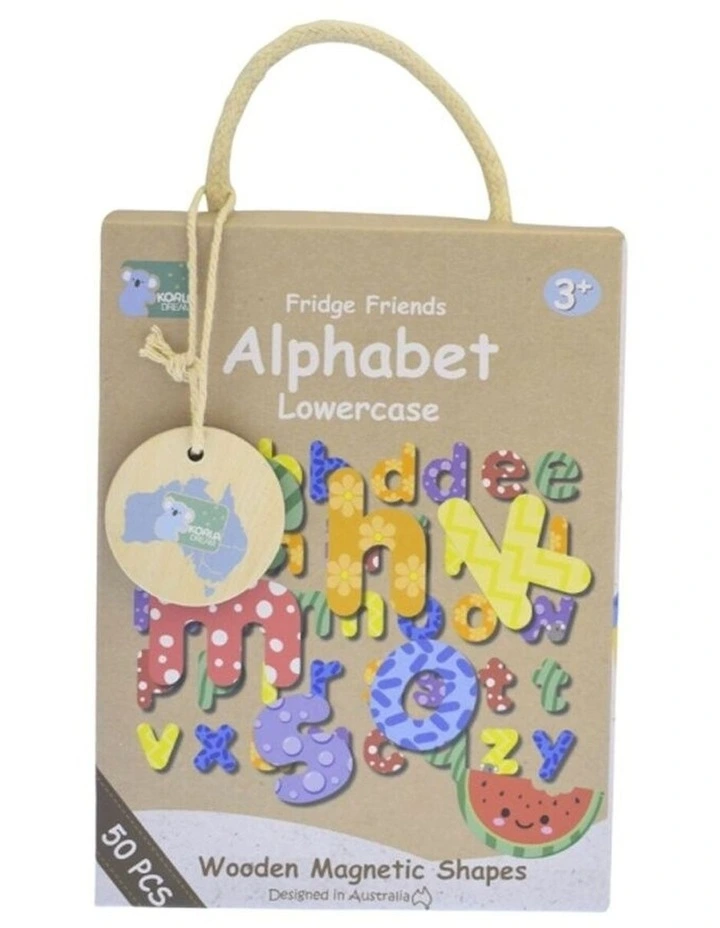 50pc Koala Dream Fridge Friends Lowercase Alphabet Wooden Magnets Kids 3 image 4