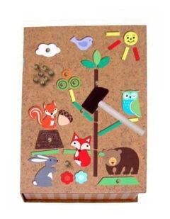 170pc Kaper Kidz Forest Friend Tap A Shape Kids Wooden Toy 5y 