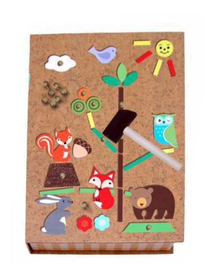 170pc Kaper Kidz Forest Friend Tap A Shape Kids Wooden Toy 5y image 1
