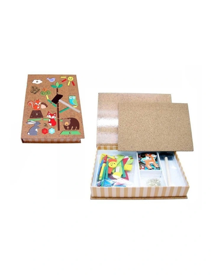 170pc Kaper Kidz Forest Friend Tap A Shape Kids Wooden Toy 5y image 2