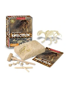 Kaper Kidz Dig & Discover Saber-Toothed Tiger Dinosaur Skeleton Kit 6y 