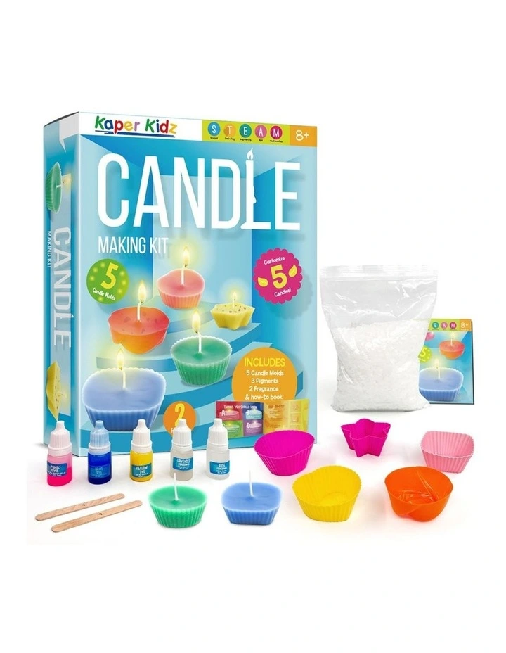 Kaper Kidz Candle Making Craft Kit 16pc Creative Fun Activity 8 image 1