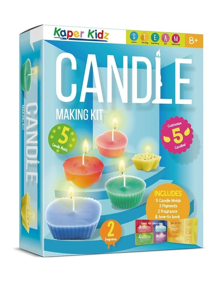 Kaper Kidz Candle Making Craft Kit 16pc Creative Fun Activity 8 image 2