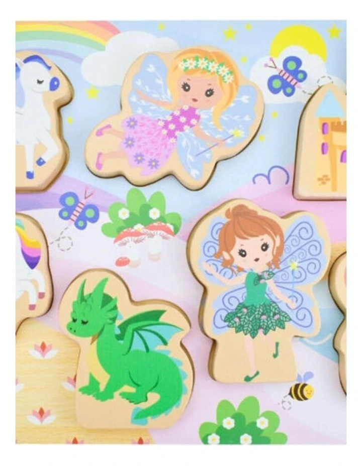 Koala Dream Wooden Chunky Fantasy Fairytale Kids Puzzle 8pcs 12m image 1