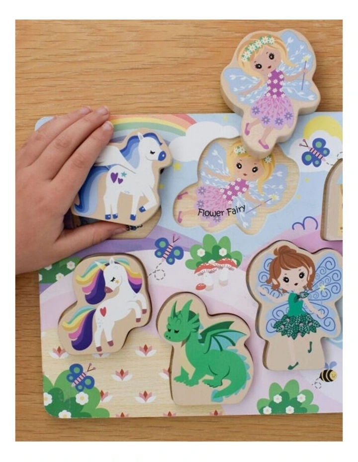 Koala Dream Wooden Chunky Fantasy Fairytale Kids Puzzle 8pcs 12m image 6