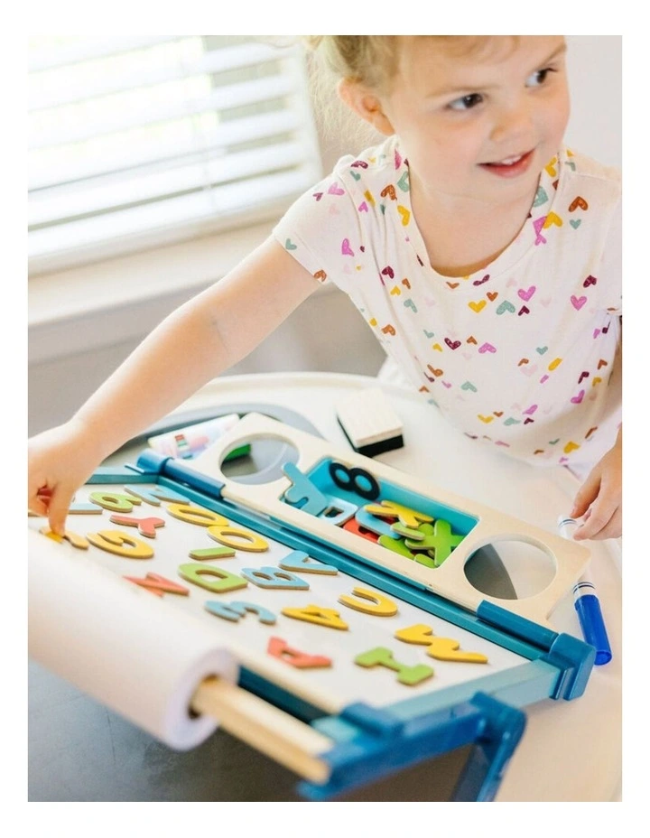 Melissa & Doug Double Sided Table Top Easel Childrens Toy Magnetic 3y image 2