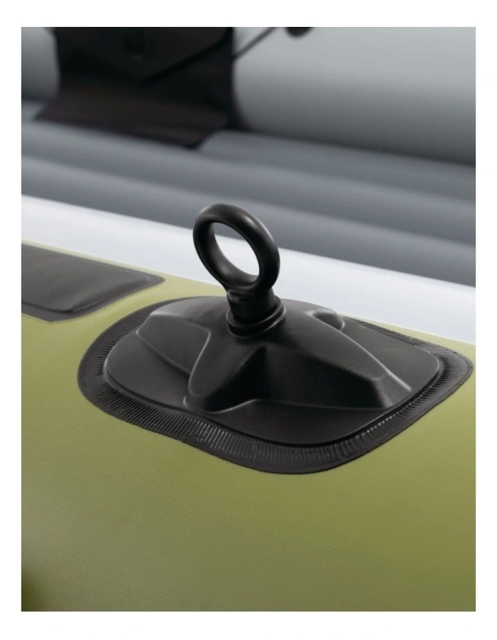 Intex Seahawk 4 Inflatable Boat Set With Aluminium Oars Pump Green image 4