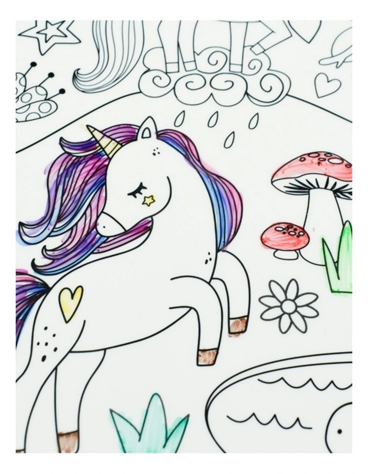 Koala Dream Reusable Silicone Drawing Mat Enchanted Kingdom 12 Markers 3 image 5