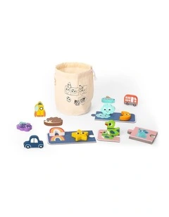 33pc Tooky Toy Memory Touch Game Sensory Interactive Play Educational 3 