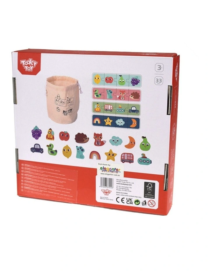33pc Tooky Toy Memory Touch Game Sensory Interactive Play Educational 3 image 5