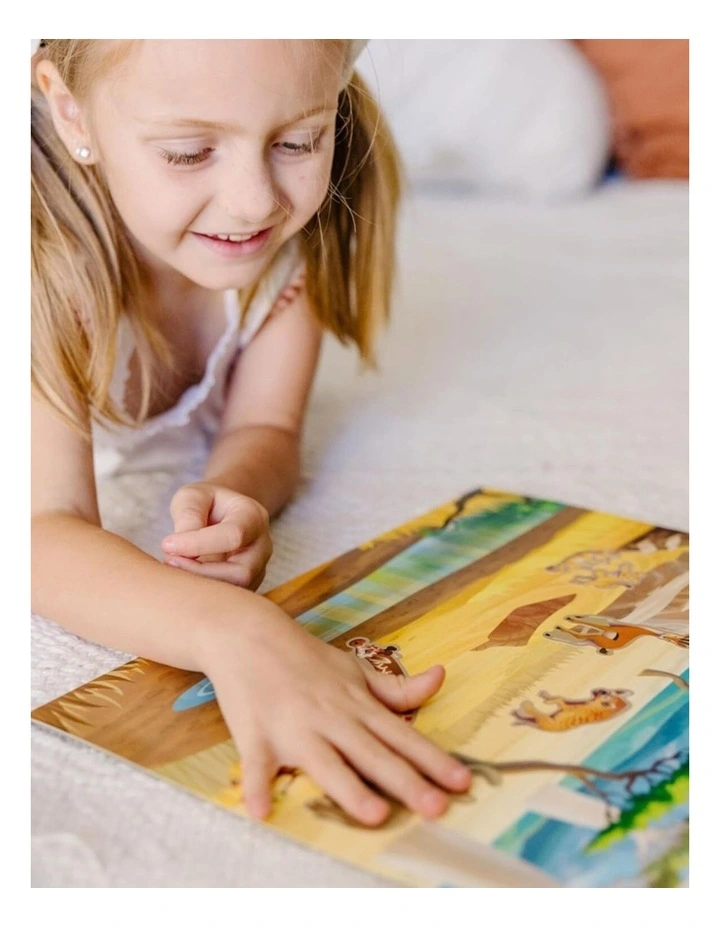 Melissa & Doug Reusable Sticker Pad Jungle & Savanna With 175 Stickers 3y image 5