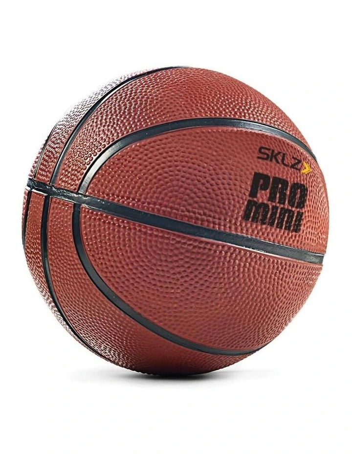 SKLZ Pro Mini Hoop Kids Sports Basketball Rubber Ball Black 5in 5y image 1