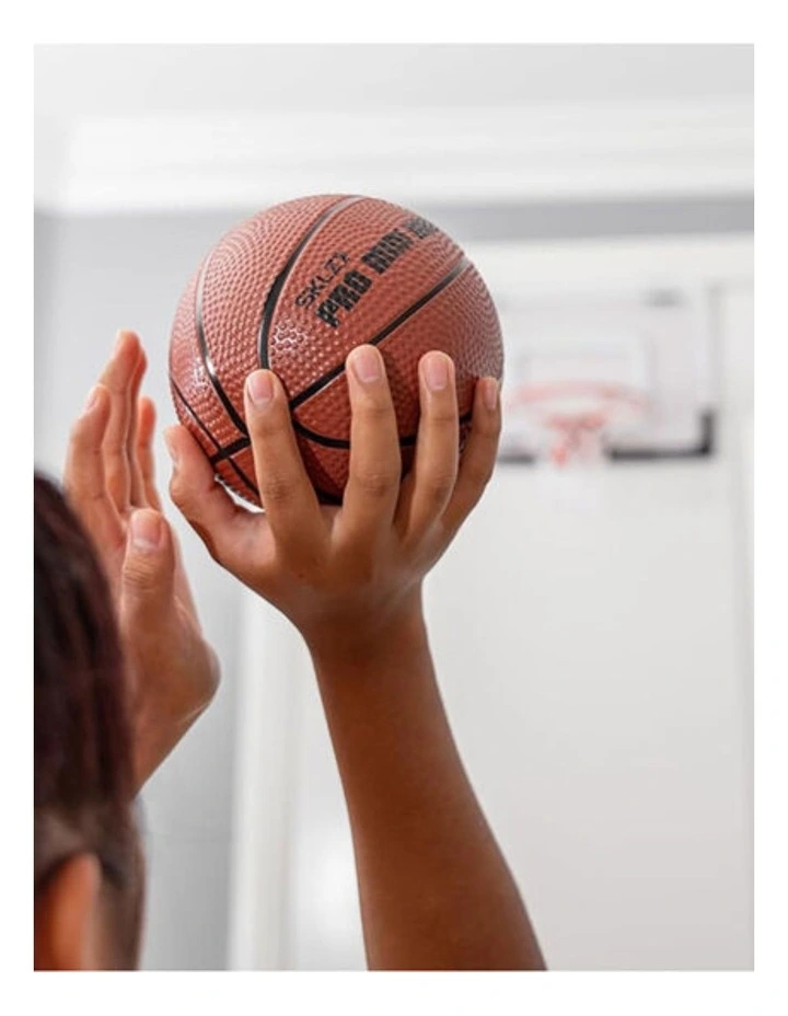 SKLZ Pro Mini Hoop Kids Sports Basketball Rubber Ball Black 5in 5y image 2
