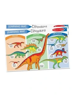Melissa & Doug Dinosaurs Colour-A-Mat Bundle Of 6 Educational Kids Toy 3y 