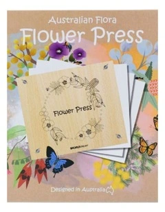 Kaper Kidz Australian Flora Flower Press Craft Kit Creativity Activity 3y 