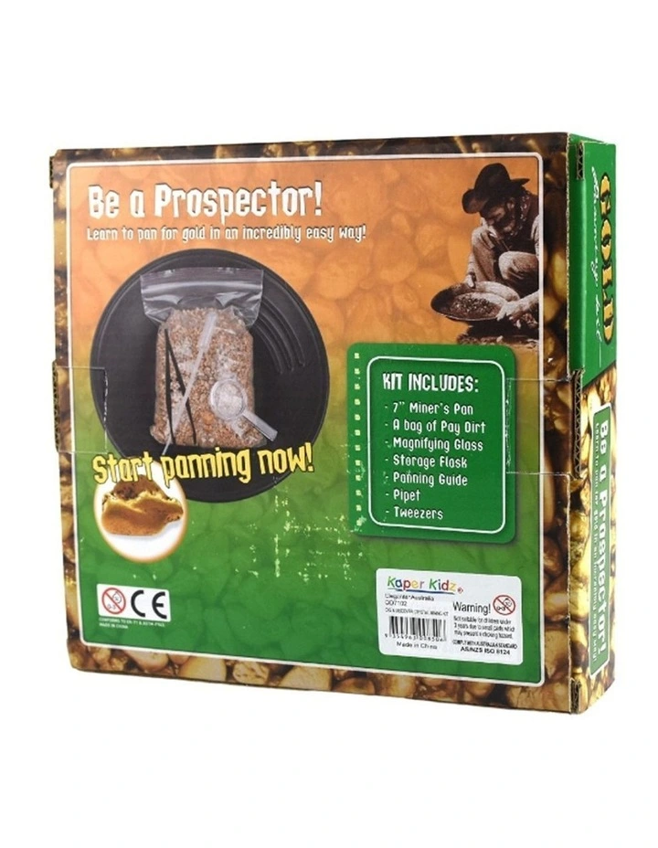 Kaper Kidz Genuine Gold Panning Prospector Excavation Science Kit 6y image 3