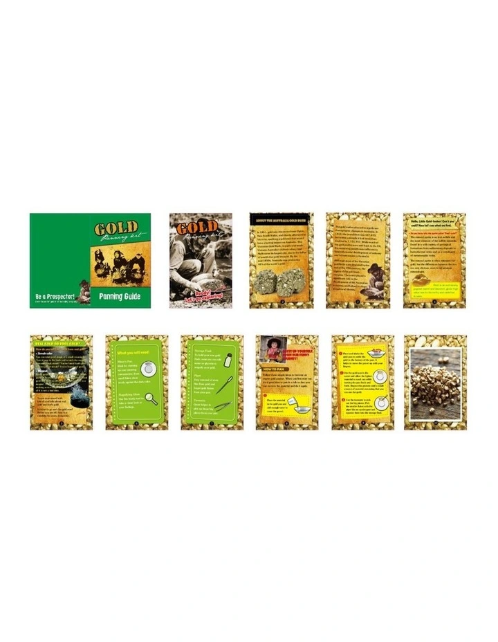 Kaper Kidz Genuine Gold Panning Prospector Excavation Science Kit 6y image 5