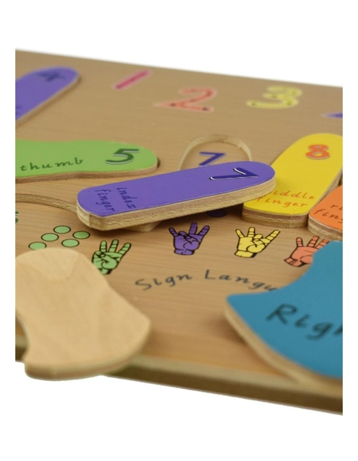Kaper Kidz Kids Left & Right Hand Jigsaw Puzzle Educational Toy 2y image 2