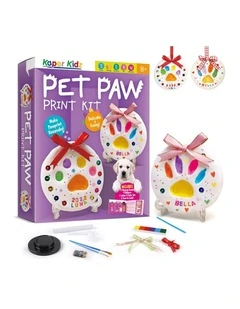 Kaper Kidz Pet Paw Print Craft Kit DIY Clay Set Kids 8y 