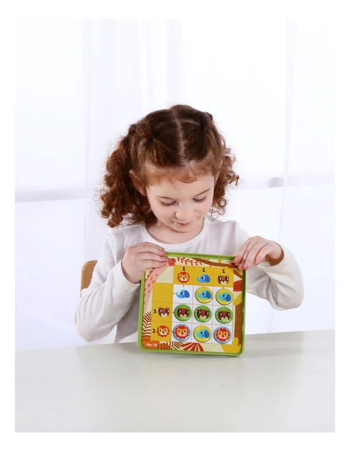 Tooky Toy Kids Forest Themed Sudoku Game Magnetic 24pc 3y image 6
