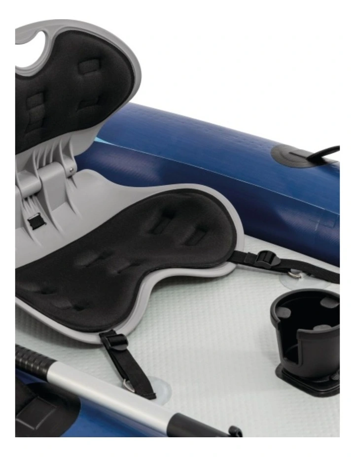 Intex Dakota Quest Sit-On-Top Inflatable Kayak Blue With Paddle Pump image 4