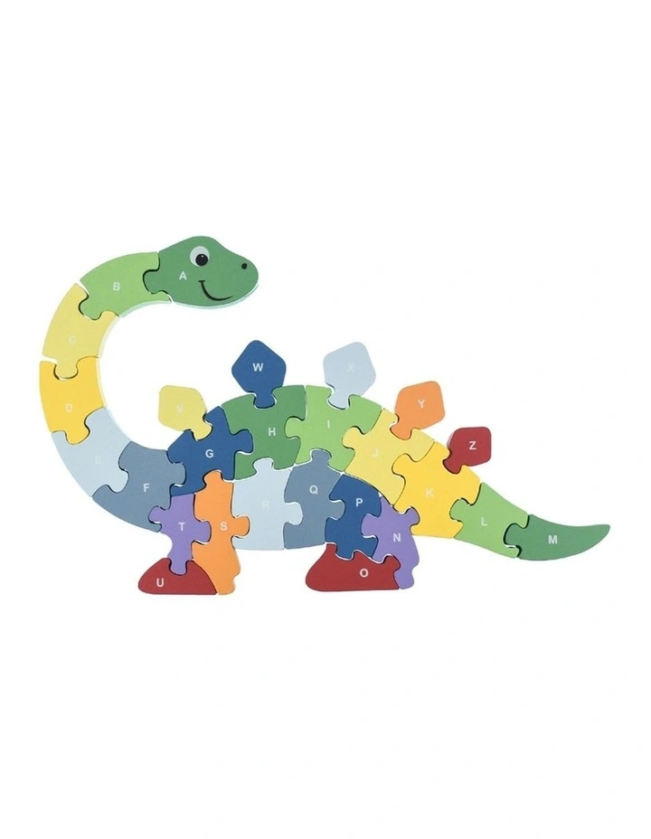 Kaper Kidz Dinosaur A-Z Chunky Kids Jigsaw Puzzle Wooden Toy 3 image 2