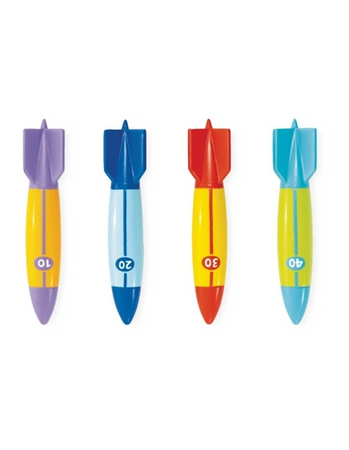 16pc Intex Underwater Torpedoes Dive Toys Set Multicolour Kids 6y image 2