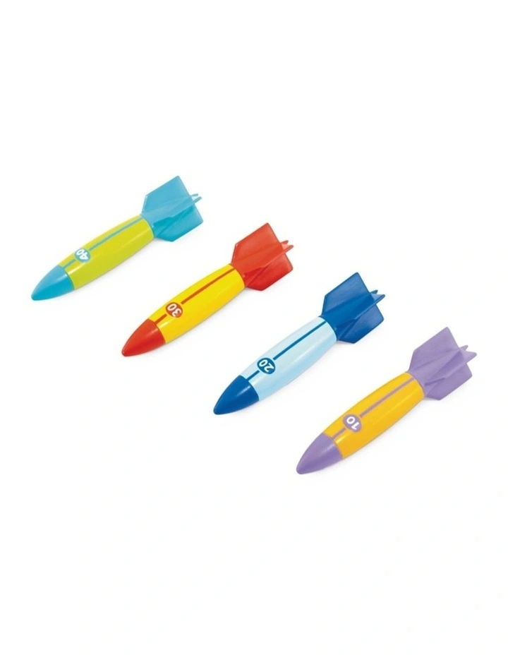 16pc Intex Underwater Torpedoes Dive Toys Set Multicolour Kids 6y image 6